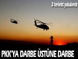 3 PKK lı terörist yakalandı